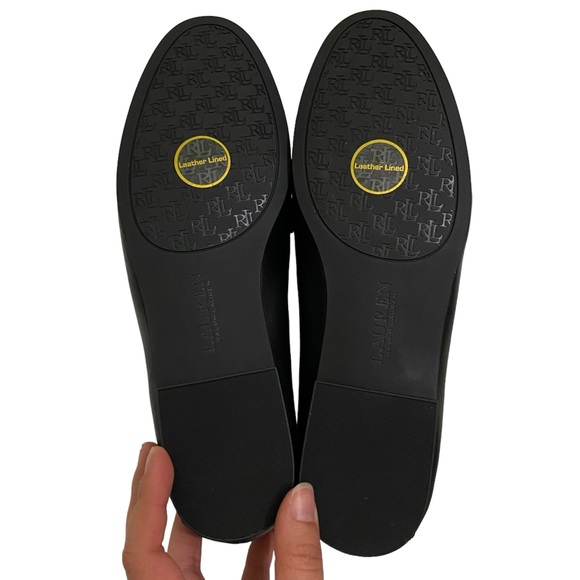 Lauren Ralph Lauren Averi Nappa Leather Loafer Size 6 - Picture 4 of 6